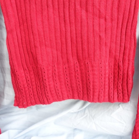 Y2K vintage turtleneck red sweater size M junior - Picture 7 of 9